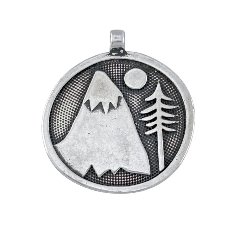 Vintage Tarma Sterling Silver 925 Mountain Pendant